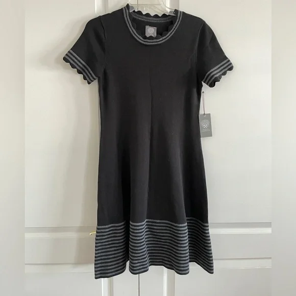 Vince Camuto Dresses | Vince Camuto Knit Black Sweater Dress Size M | Color: Black | Size: M | Pm-18701338's Closet Vince Camuto Dresses | Vince Camuto Knit Black Sweater Dress Size M | Color: Black | Size: M | Pm-18701338's Closet